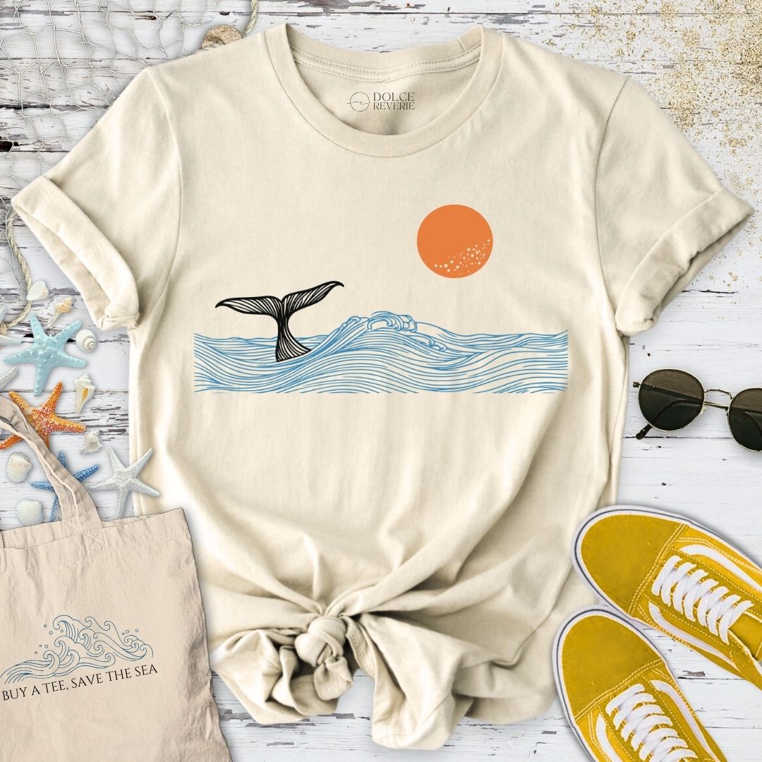 Whale Tail Sunset T-Shirt