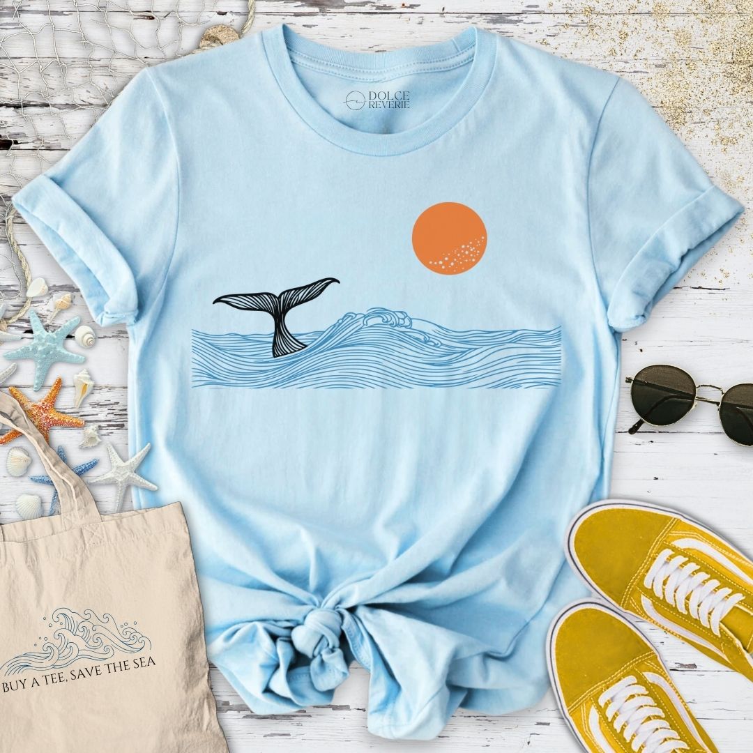 Whale Tail Sunset T-Shirt