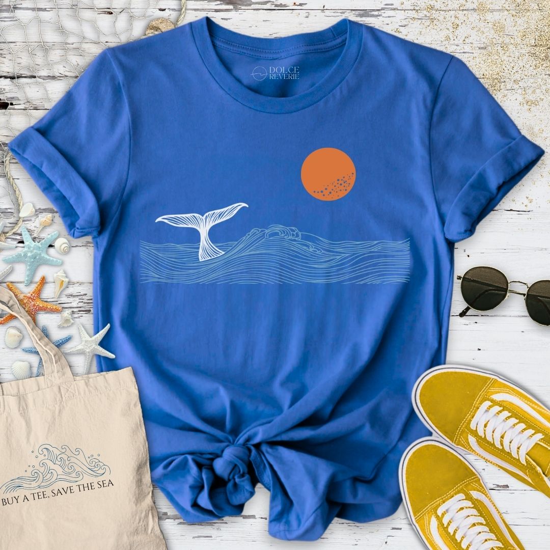 Whale Tail Sunset T-Shirt