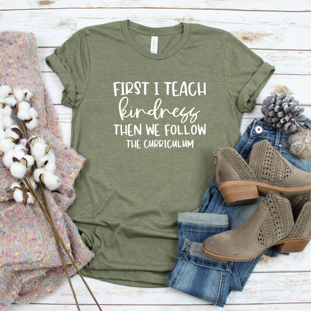 Kindness Teacher Shirt, Teacher Appreciation Gift, New Teacher TShirt, Teacher Shirts