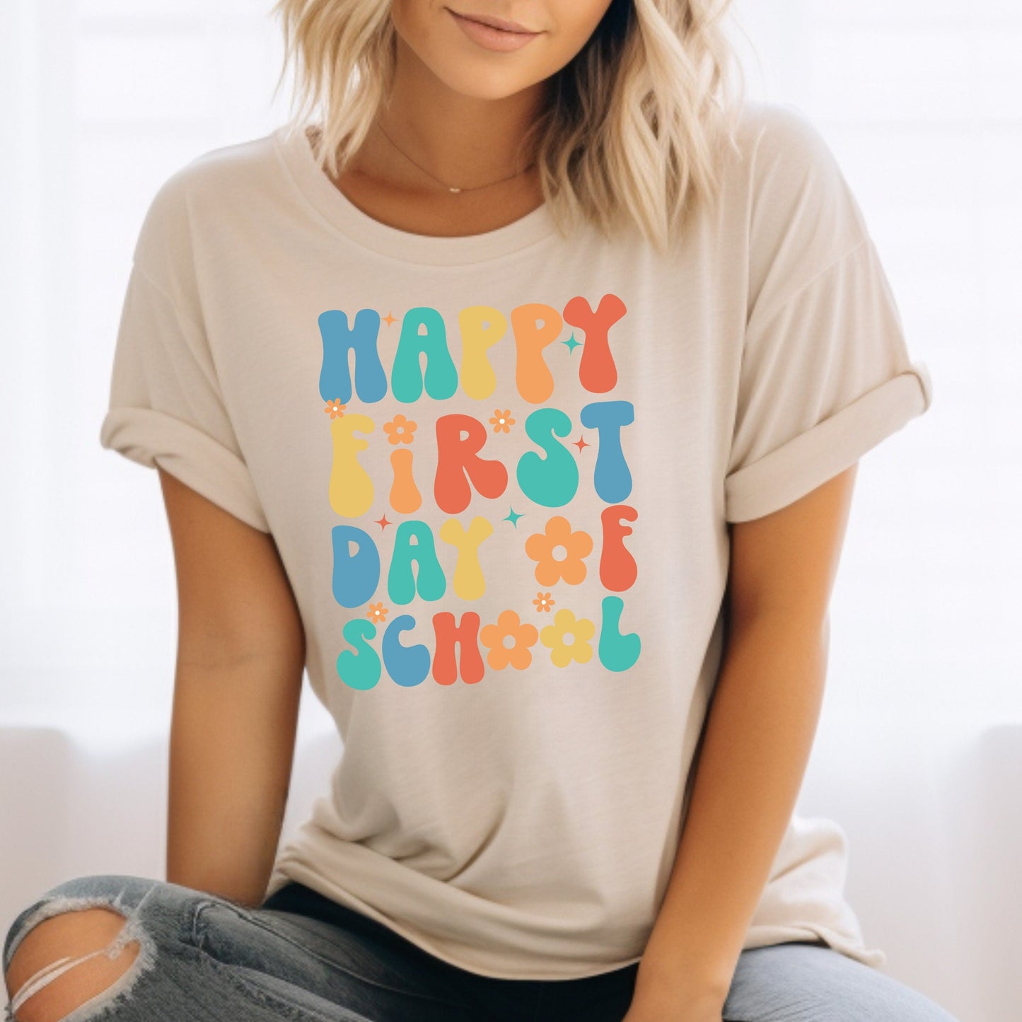 First Day of School Teacher Shirt, Back to School Teacher TShirt, 1st Day of School T-Shirt, Gift for Teacher