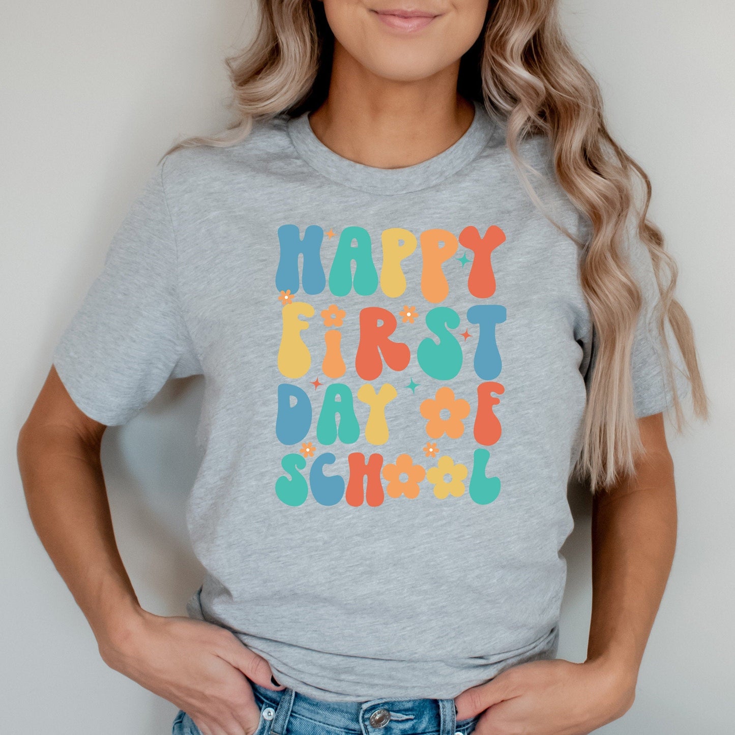 First Day of School Teacher Shirt, Back to School Teacher TShirt, 1st Day of School T-Shirt, Gift for Teacher