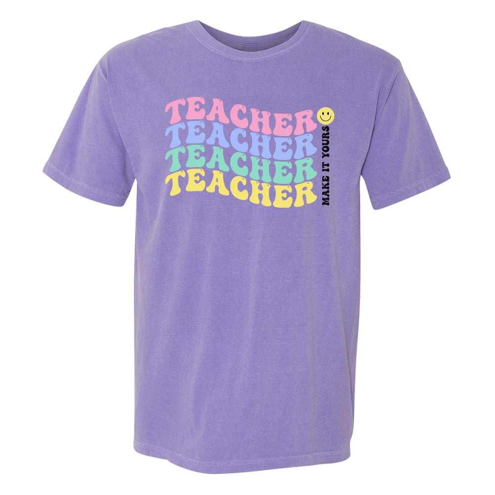 Make It Yours™ 'Retro Teacher' T-Shirt