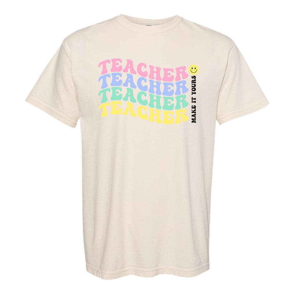 Make It Yours™ 'Retro Teacher' T-Shirt