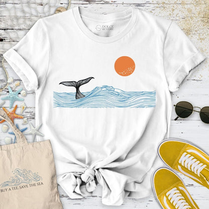 Whale Tail Sunset T-Shirt