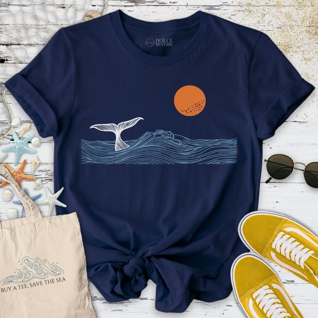 Whale Tail Sunset T-Shirt