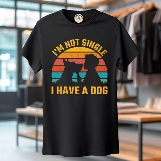 Retro - I Have A Dog Printed T-shirt for Men & Women