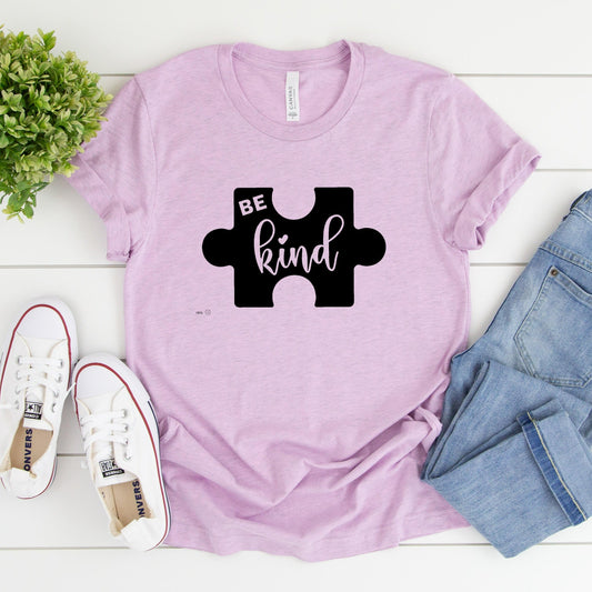 Be Kind Autism Shirt, Autism Awareness TShirt, Autism Puzzle Piece Graphic Tee, Autism Mom