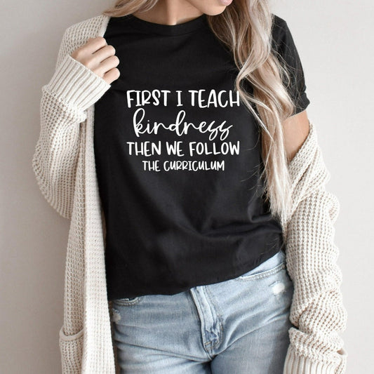 Kindness Teacher Shirt, Teacher Appreciation Gift, New Teacher TShirt, Teacher Shirts