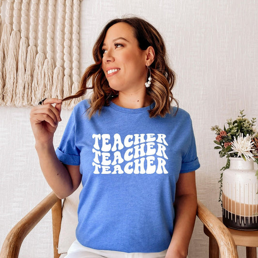 Retro Teacher Shirt, Back to School Gift, Teacher Appreciation, New Teacher TShirt, Teacher Graphic Tee