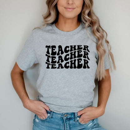 Retro Teacher Shirt, Back to School Gift, Teacher Appreciation, New Teacher TShirt, Teacher Graphic Tee