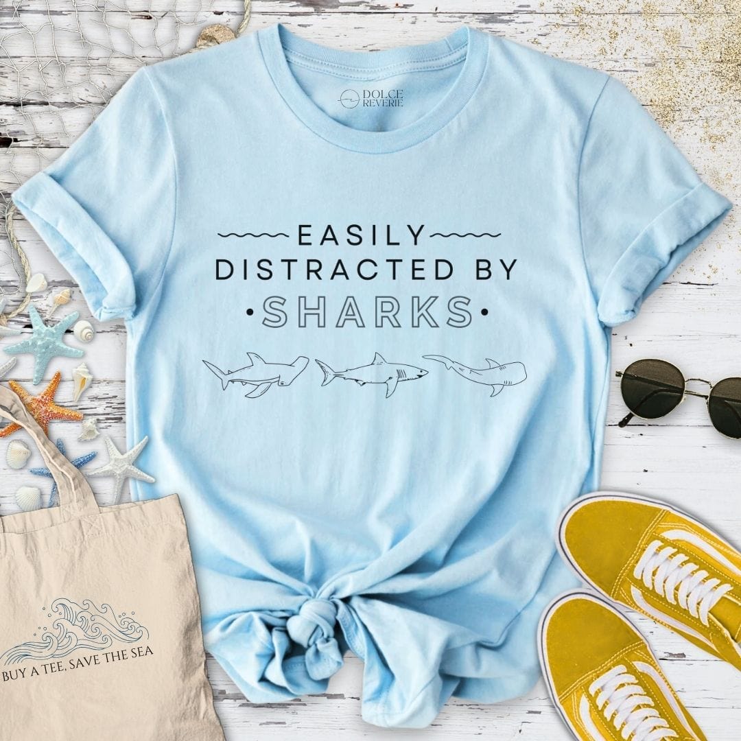 Easily Distracted By Sharks T-Shirt