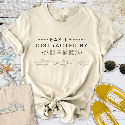 Easily Distracted By Sharks T-Shirt