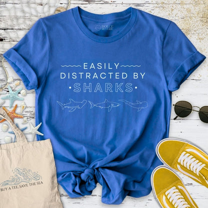 Easily Distracted By Sharks T-Shirt