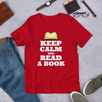 Keep Calm and Read a Book Unisex Shirt