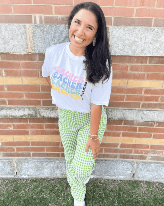 Make It Yours™ 'Retro Teacher' T-Shirt