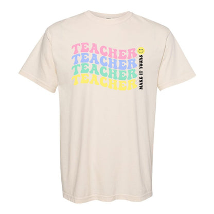 Make It Yours™ 'Retro Teacher' T-Shirt