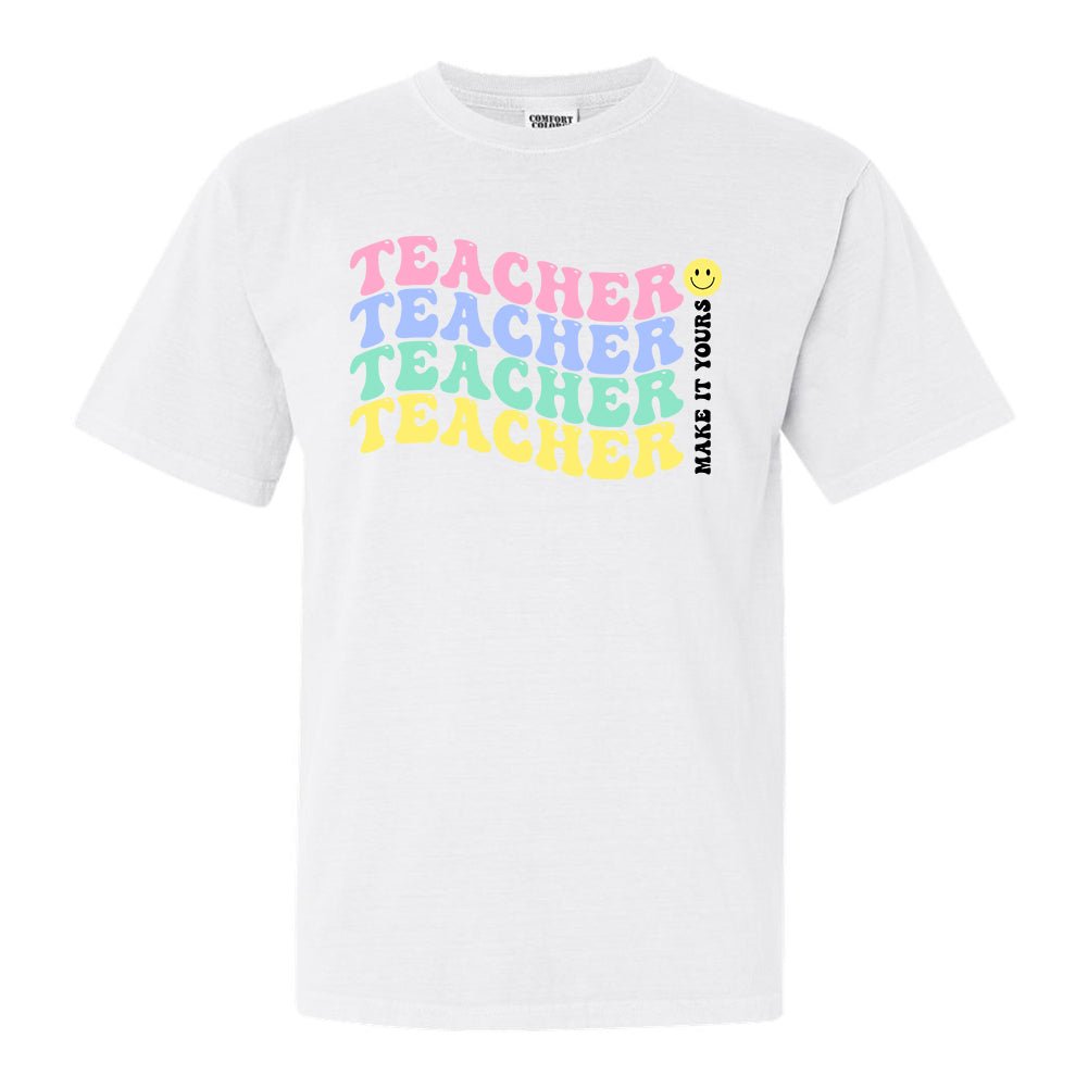 Make It Yours™ 'Retro Teacher' T-Shirt